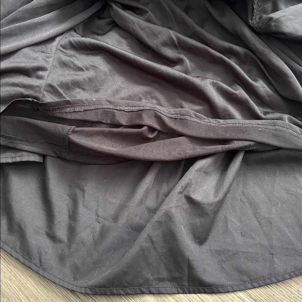 Blu Pepper | Elegant Black Puff Sleeve Cut Out Mini Dress Size Large - Picture 10 of 14